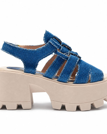 Sandalias Casuales Mujer Lusaka - Denim