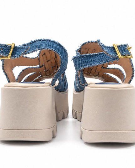 Sandalias Casuales Mujer Lusaka - Denim