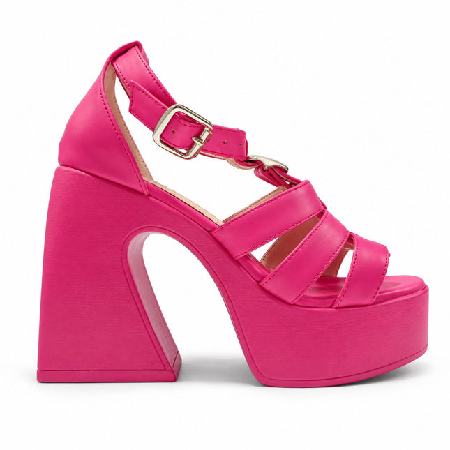 Sandalias Mujer Malabo - Fucsia