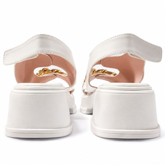 Sandalias Casuales Mujer Monrovia - Blanco