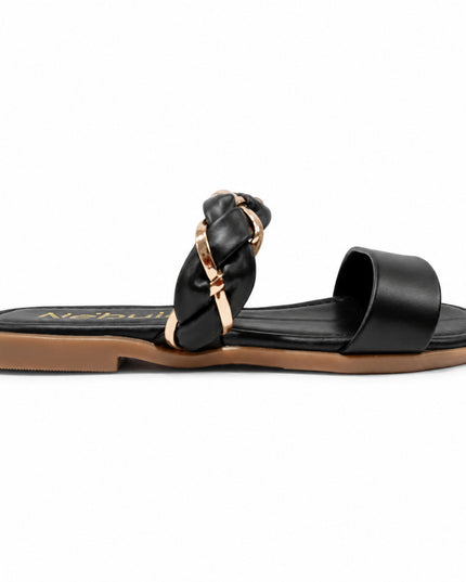 Sandalias Casuales Mujer Nasau - Negro