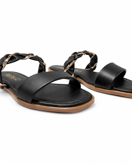 Sandalias Casuales Mujer Nasau - Negro