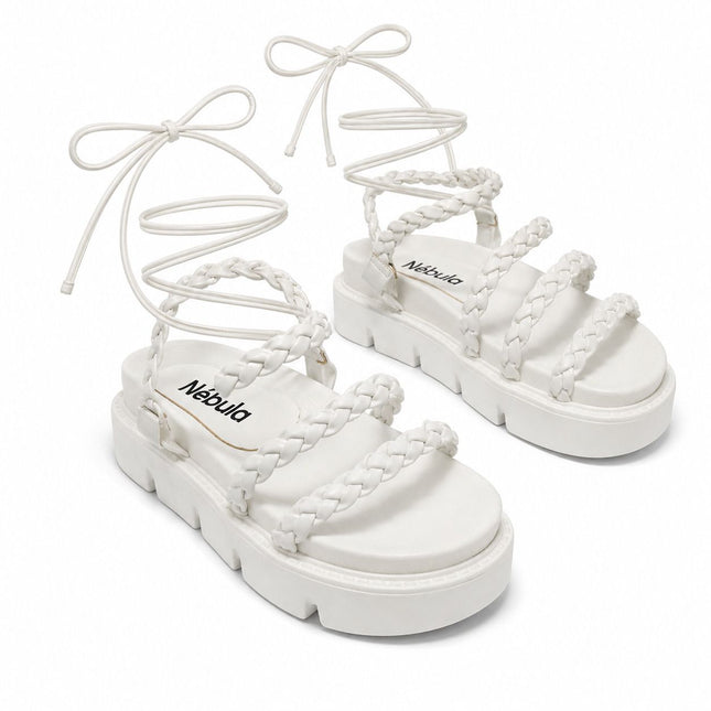 Sandalias Casuales Mujer Phuket - Blanco