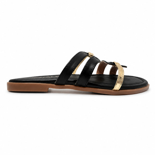 Sandalias Casuales Mujer Ponce - Negro