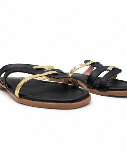 Sandalias Casuales Mujer Ponce - Negro