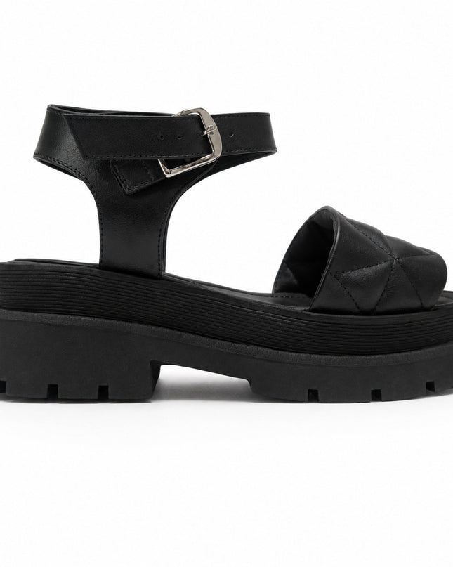 Sandalias Casuales Mujer Prada 2.0 - Negro