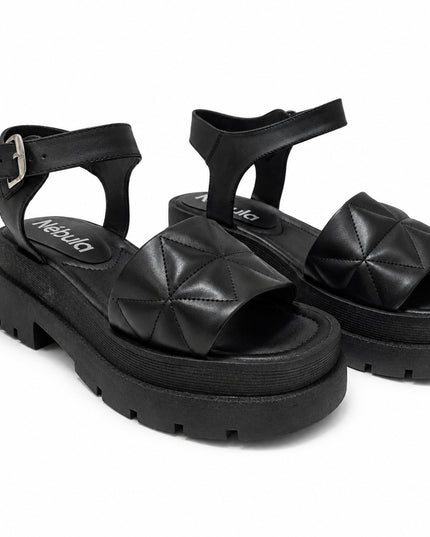 Sandalias Casuales Mujer Prada 2.0 - Negro