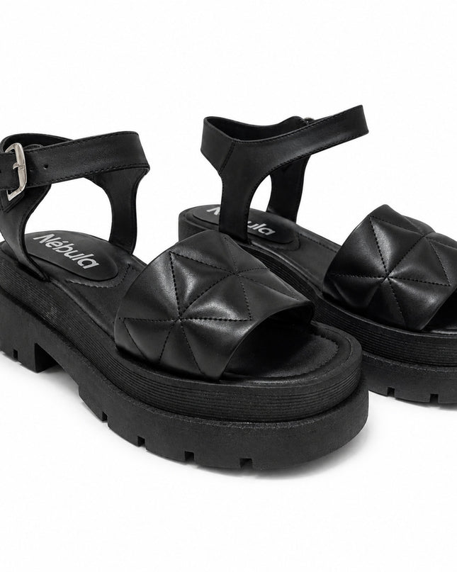 Sandalias Casuales Mujer Prada 2.0 - Negro