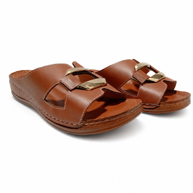 Sandalias Casuales Mujer Prinodah - Marron