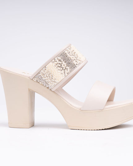 Sandalias de Vestir Mujer Rakfha - Hueso