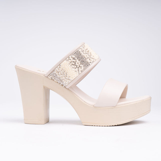 Sandalias de Vestir Mujer Rakfha - Hueso