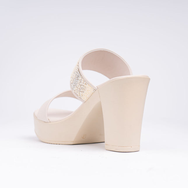 Sandalias de Vestir Mujer Rakfha - Hueso