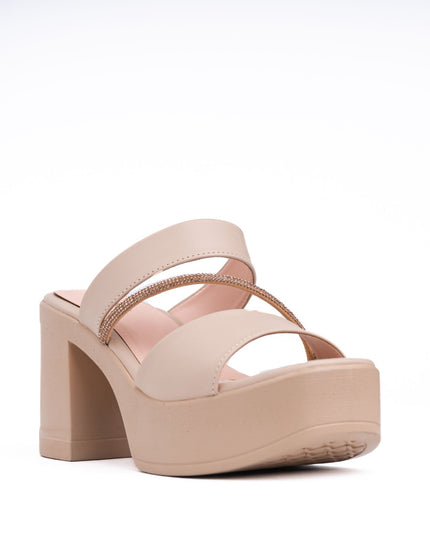 Sandalias de Vestir Mujer Relajhi - Nude