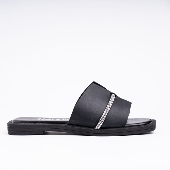 Sandalias Casuales Mujer Runny - Negro