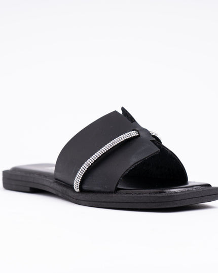 Sandalias Casuales Mujer Runny - Negro