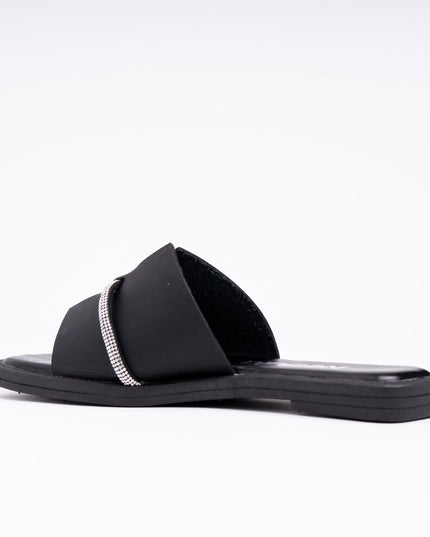 Sandalias Casuales Mujer Runny - Negro