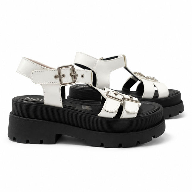 Sandalias Casuales Mujer San Andres 2.0 - Blanco