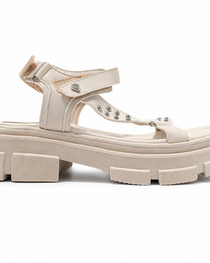 Sandalias Casuales Mujer Tolu - Perla