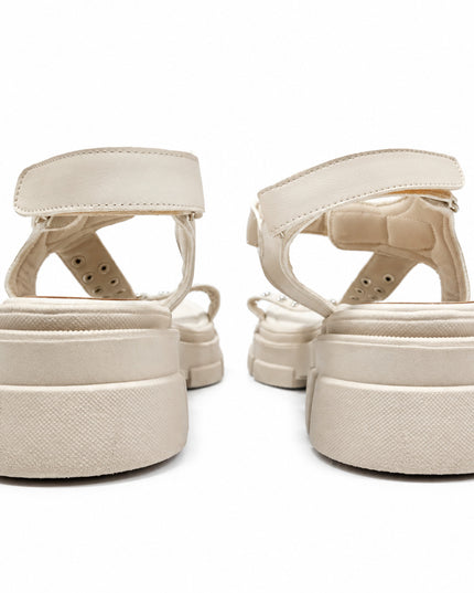 Sandalias Casuales Mujer Tolu - Perla