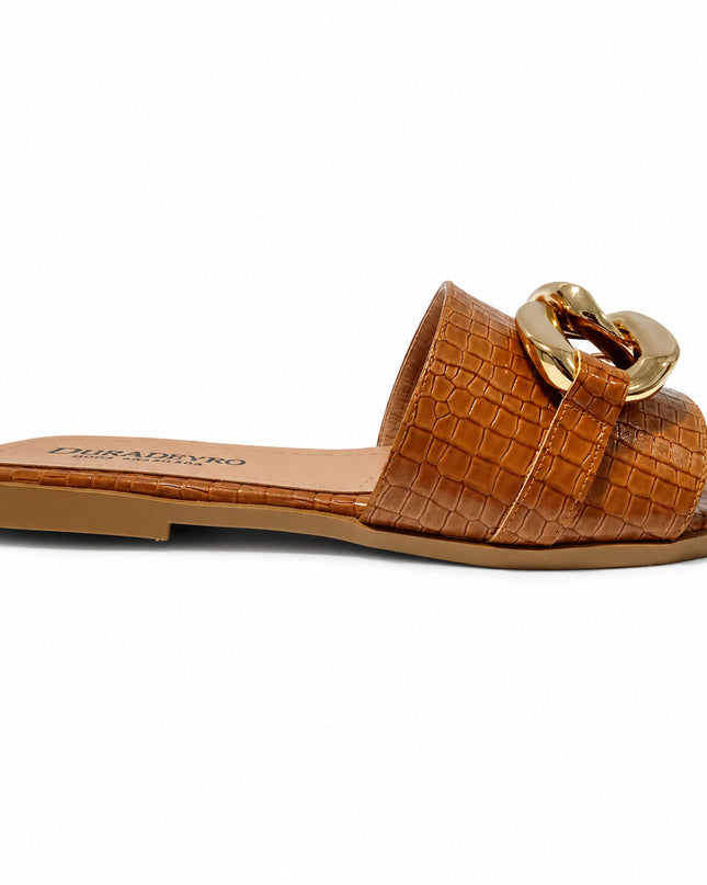 Sandalias Casuales Mujer Trinidad - Camel