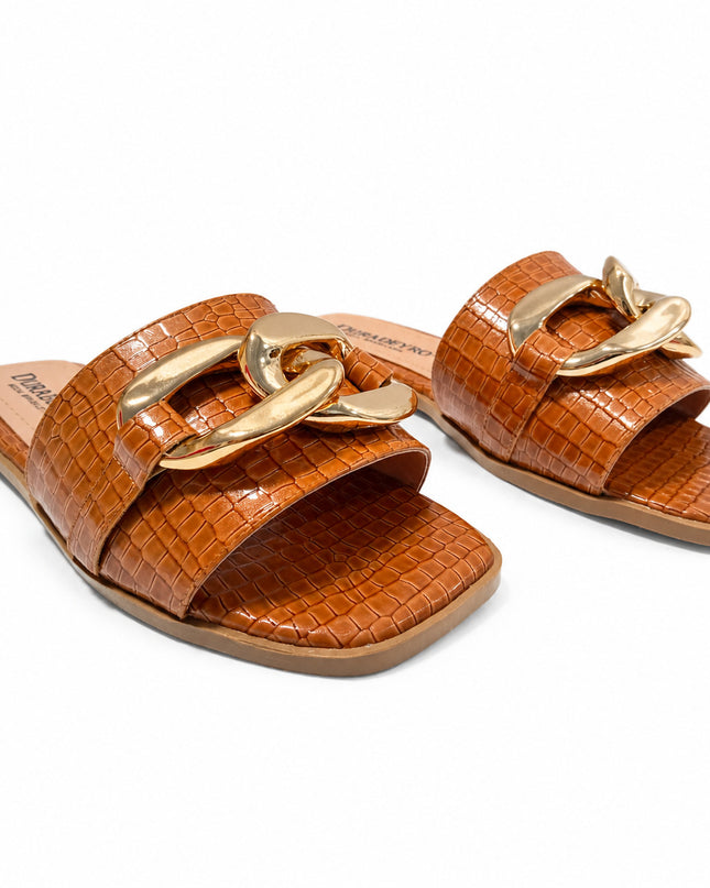 Sandalias Casuales Mujer Trinidad - Camel