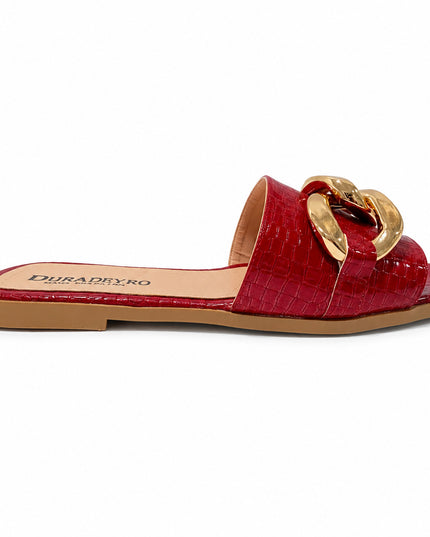 Sandalias Casuales Mujer Trinidad - Rojo