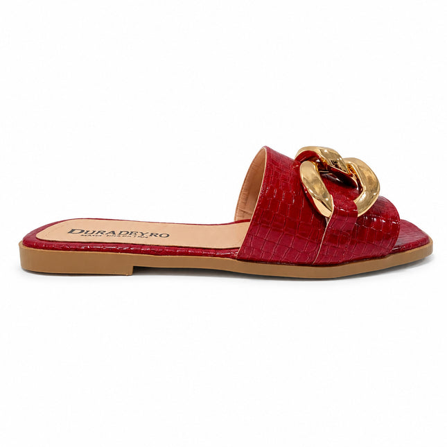 Sandalias Casuales Mujer Trinidad - Rojo