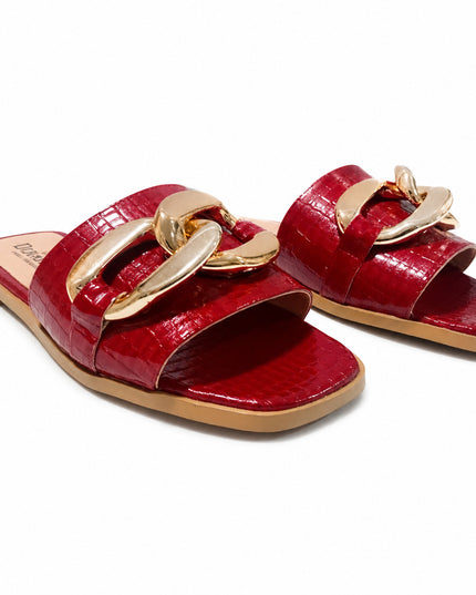 Sandalias Casuales Mujer Trinidad - Rojo