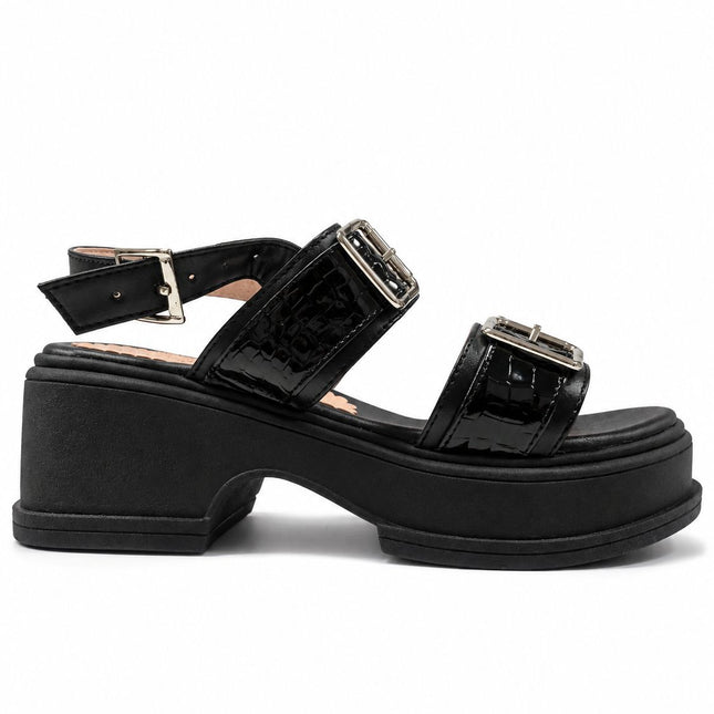 Sandalias Casuales Mujer Tripoli - Negro