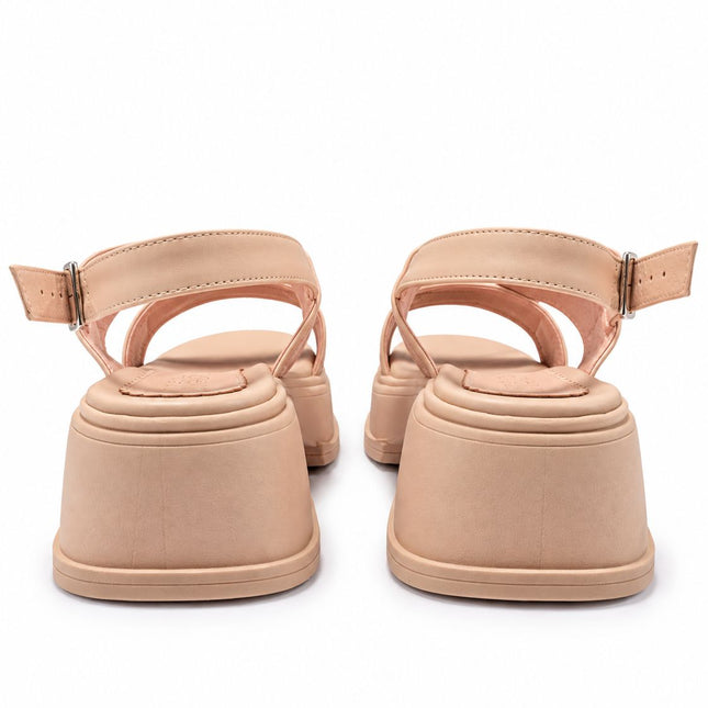Sandalias Casuales Mujer Tripoli - Nude