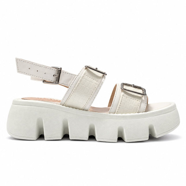 Sandalias Casuales Mujer Tripoli - Perla