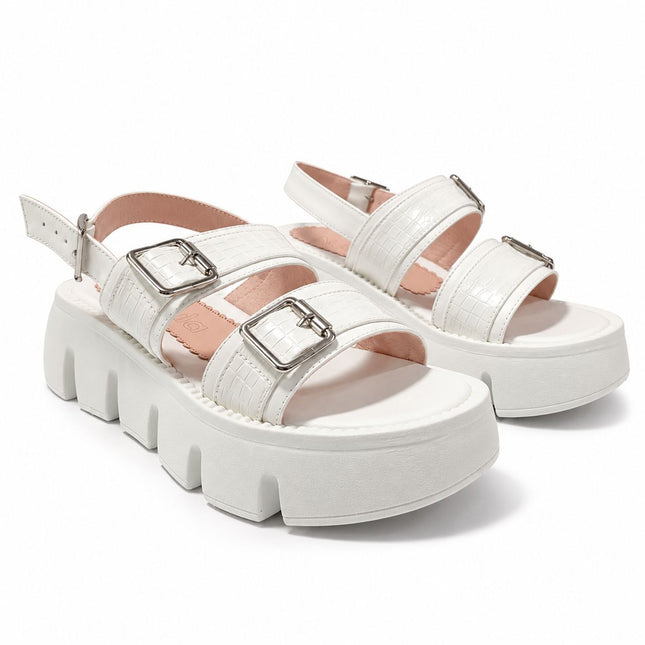 Sandalias Casuales Mujer Tripoli - Perla