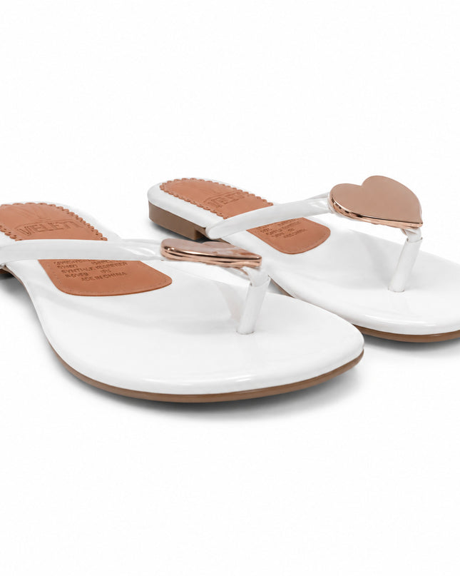 Sandalias Casuales Mujer Vallarta - Blanco