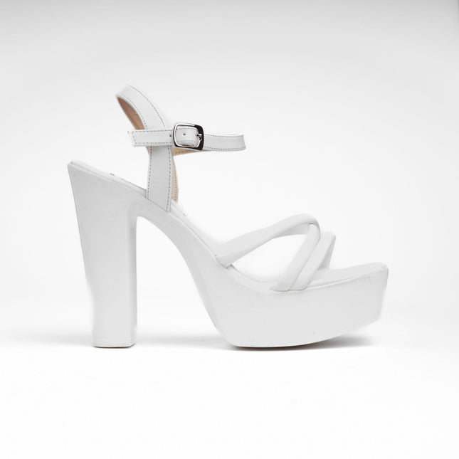 Sandalias de Vestir Mujer Vezhtiva - Blanco