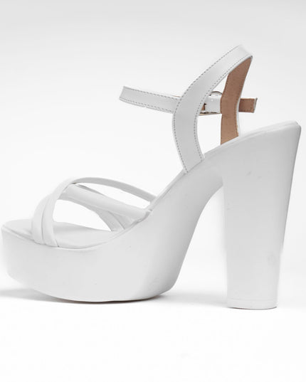 Sandalias de Vestir Mujer Vezhtiva - Blanco