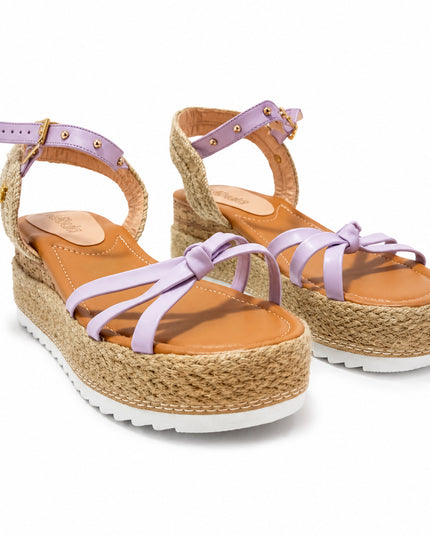 Sandalias Casuales Mujer Warri - Lila