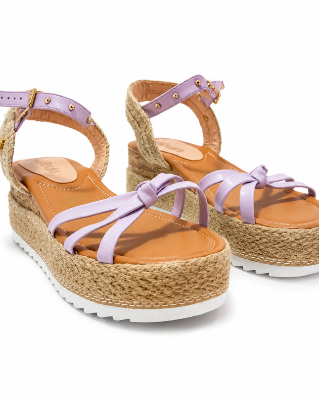 Sandalias Casuales Mujer Warri - Lila