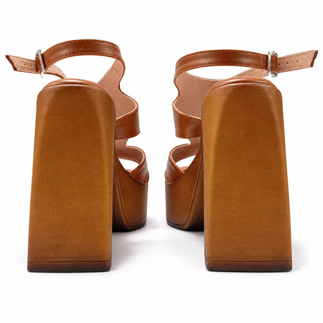 Sandalias Mujer Yamena - Camel