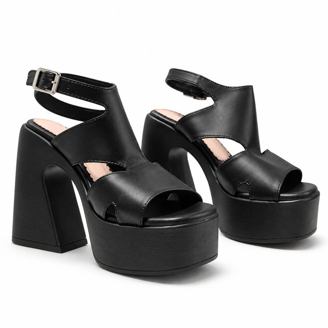 Sandalias Mujer Yamena  - Negro