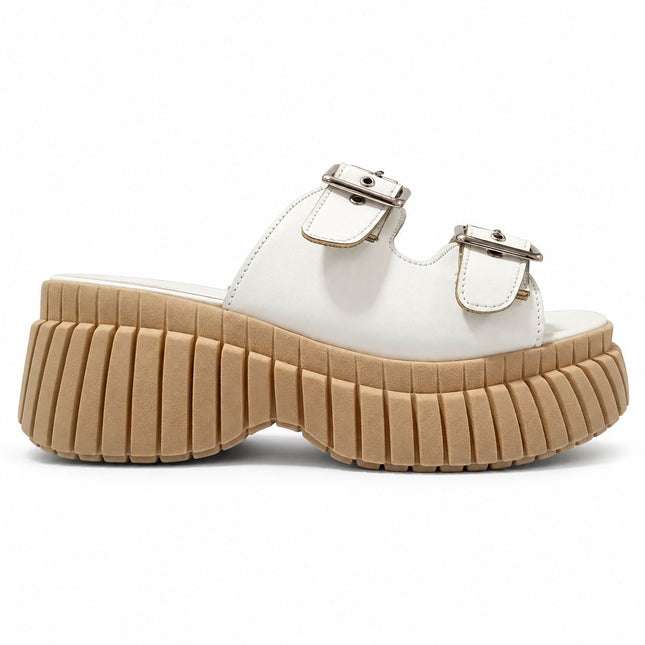 Sandalias Casuales Mujer Zoria - Blanco