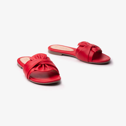 Sandalias Casuales Mujer Canton - Rojo