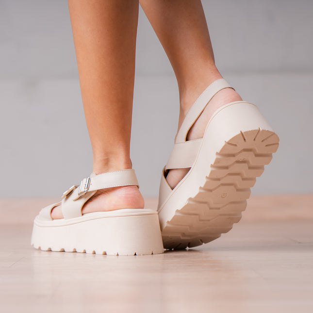 Sandalias Casuales de Mujer Alesio - Nude