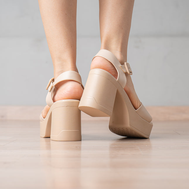 Sandalias de Vestir Mujer Allca - Beige