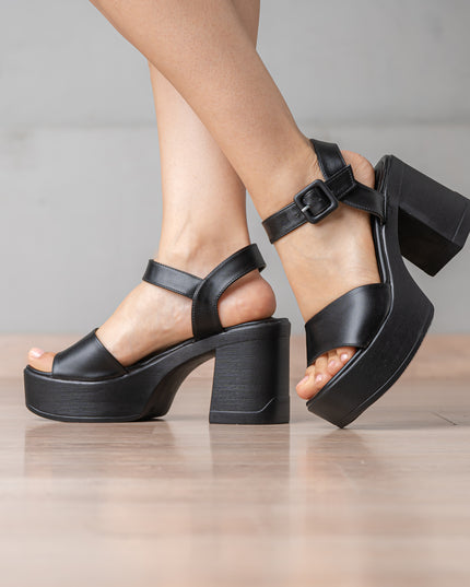 Sandalia Allca - Negro
