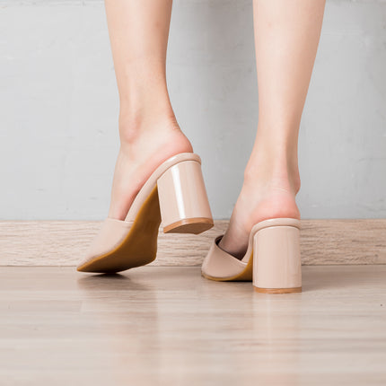Sandalias de Vestir Mujer Aly - Beige Charol