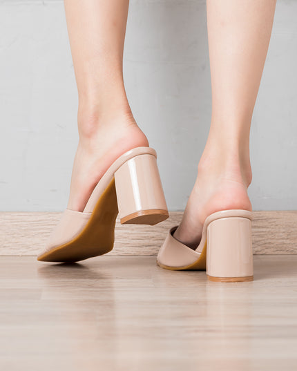 Sandalia Aly - Beige Charol