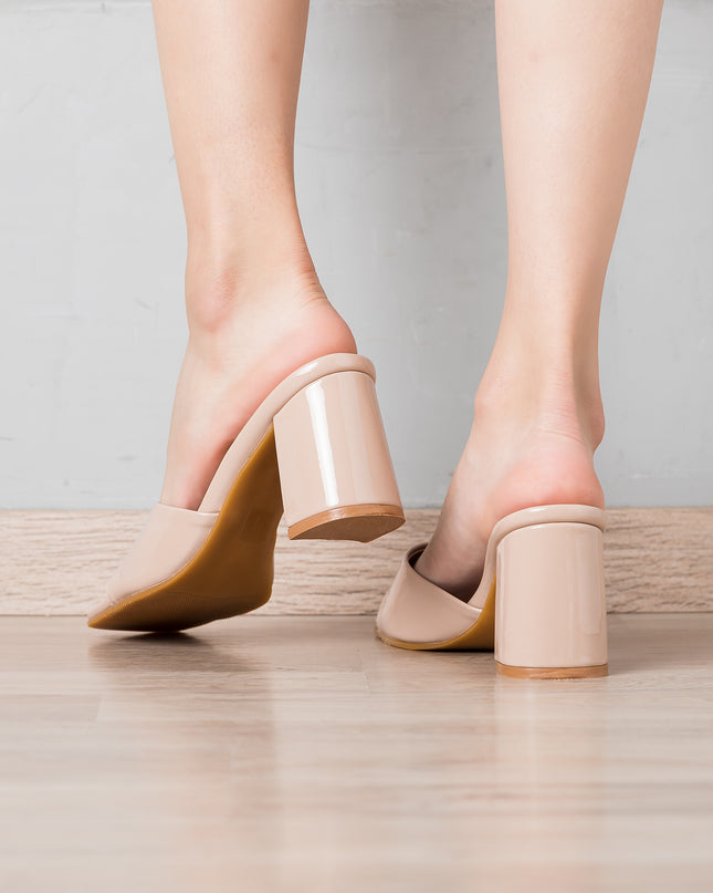 Sandalia Aly - Beige Charol