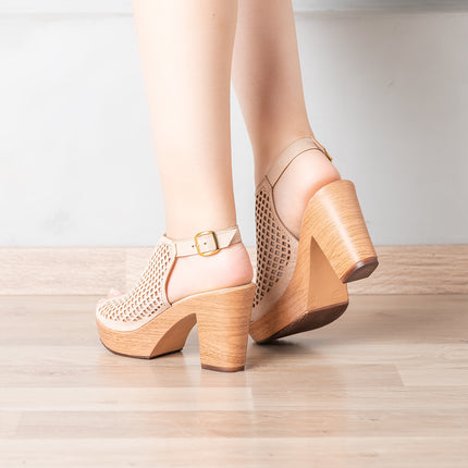 Sandalias Casuales Mujer Argoni - Nude