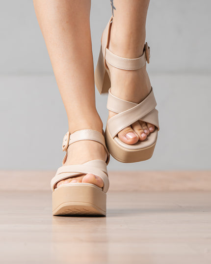 Sandalia Bartoni - Beige