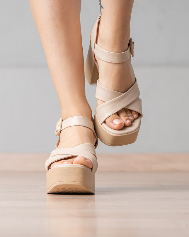 Sandalia Bartoni - Beige